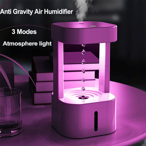 Humidifier Air Conditioning Mist Spray Household Quiet Bedroom Office With 580ML Water Tank