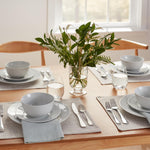 18-Piece White Dinnerware Set, Plates, Bowls, Service for 6